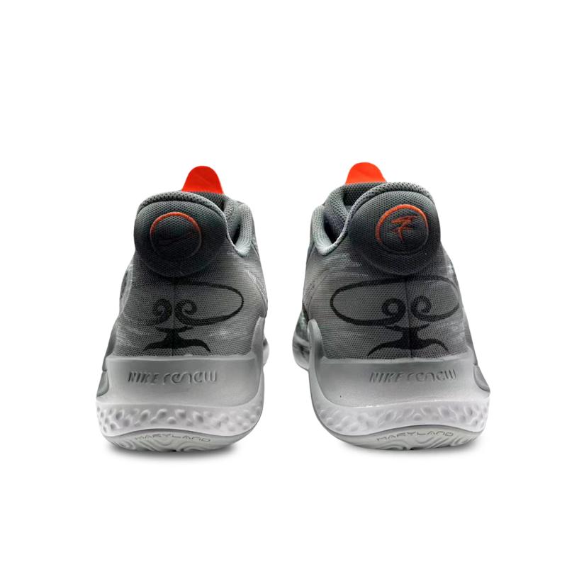 [Custom Dark mythological black and grey for both men and women]  KD Trey 5 IX Basketball Shoes Unisex Mid-Top Red