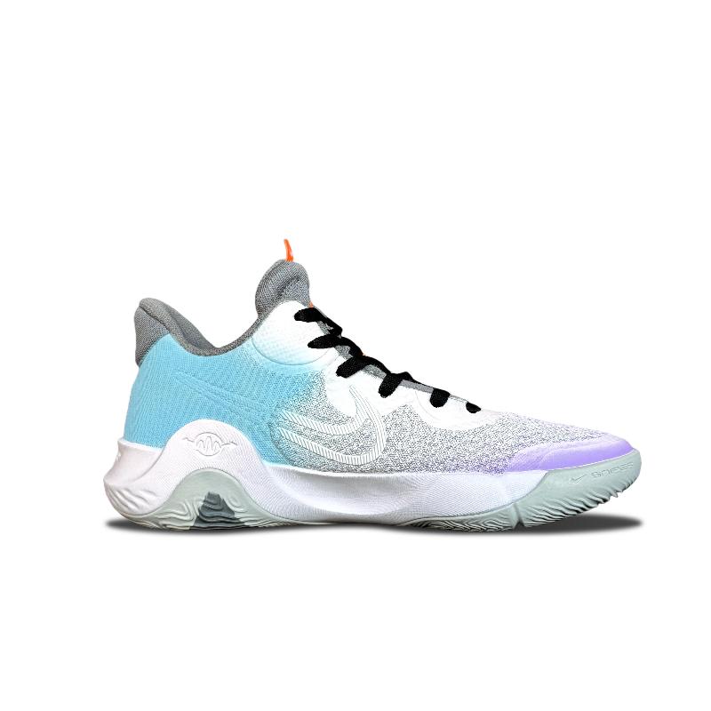 [Custom Future Warrior]  KD Trey 5 Basketball Shoes Unisex Mid-Top Blue/White