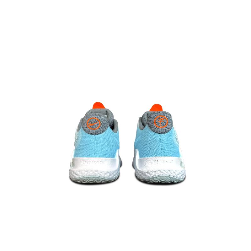 [Custom Future Warrior]  KD Trey 5 Basketball Shoes Unisex Mid-Top Blue/White