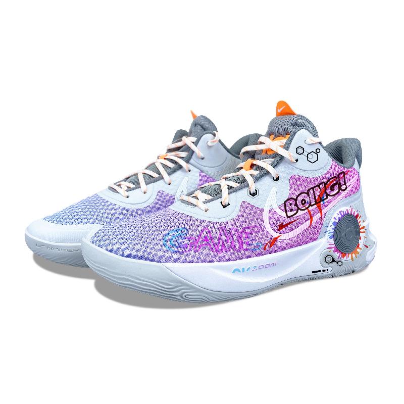 [Custom Whimsical imagination]  KD Trey 5 IX Basketball Shoes Unisex Mid-Top Purple