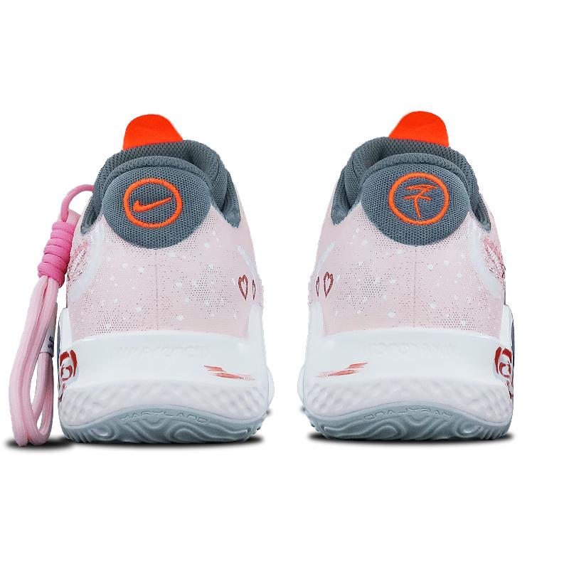 [Custom Love at first sight]  KD Trey 5 IX Basketball Shoes Unisex Mid-Top Pink/Blue