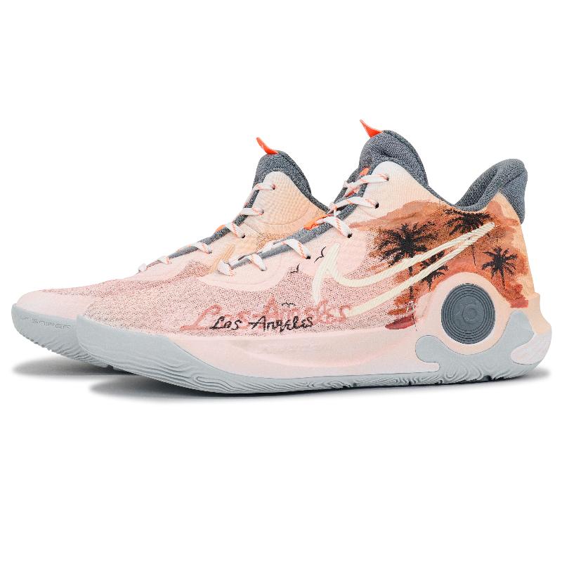 [Custom Rainforest Thailand for men and women]  Trey 5 Basketball Shoes Unisex Mid-Top Orange/Red/Black