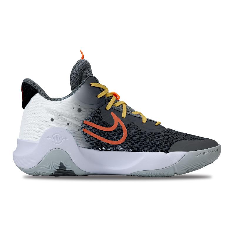 [Custom Unisex SWAGGY]  KD Trey 5 IX Basketball Shoes Unisex Mid-Top Gray/Black/Green