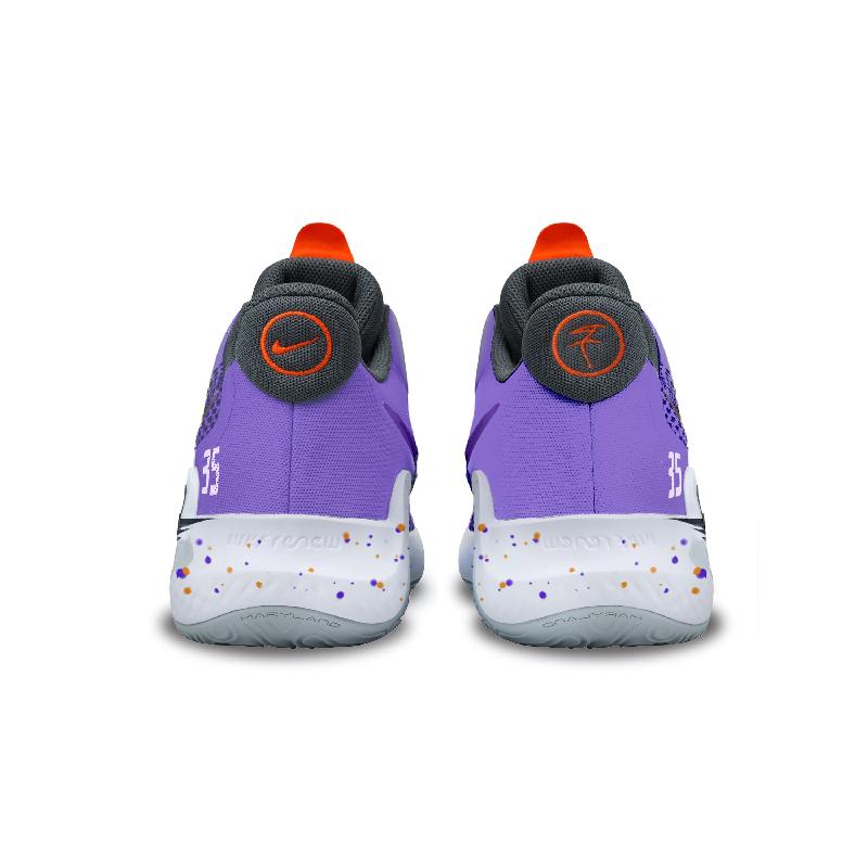 [Custom SUNS of the same style for both men and women]  KD Trey 5 IX Basketball Shoes Unisex Mid-Top Gray/Orange/Purple/White/Black