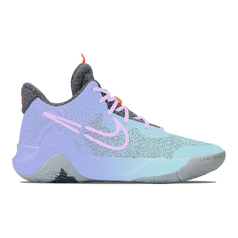 [Custom Unisex fashion fantasy]  KD Trey 5 IX Basketball Shoes Unisex Mid-Top Blue/Purple