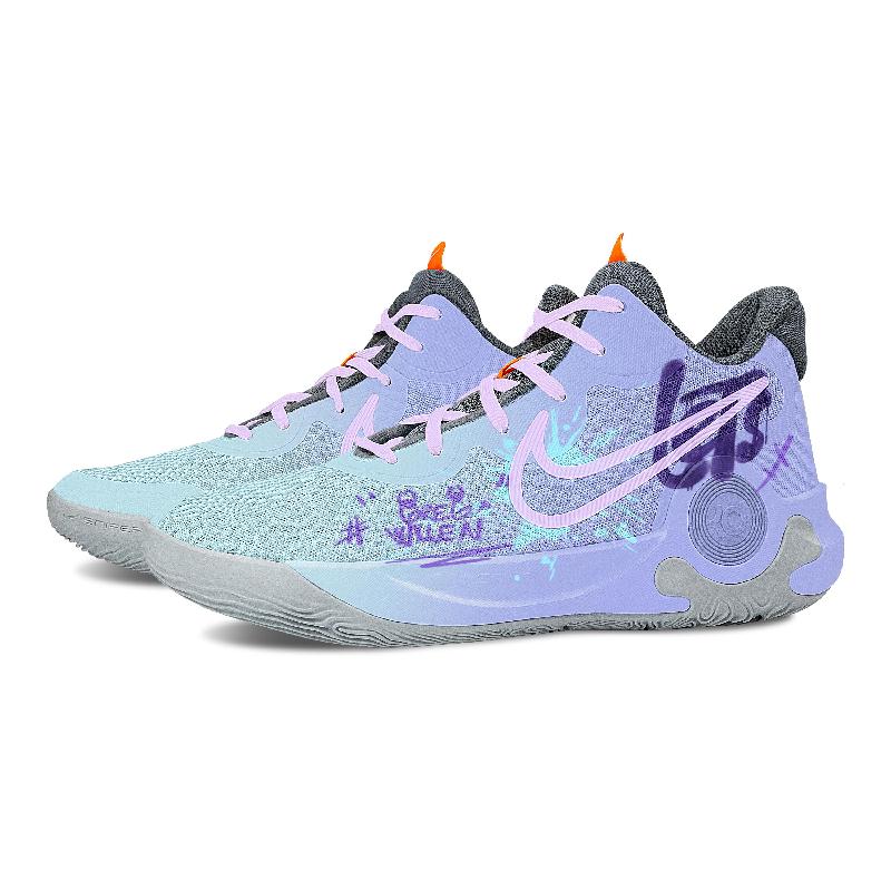 [Custom Unisex fashion fantasy]  KD Trey 5 IX Basketball Shoes Unisex Mid-Top Blue/Purple