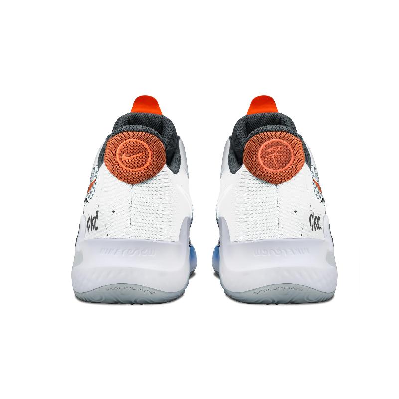 [Custom The same style for both men and women, thunderous and powerful]  KD Trey 5 IX Basketball Shoes Unisex Mid-Top Grey/Blue/Orange/Black