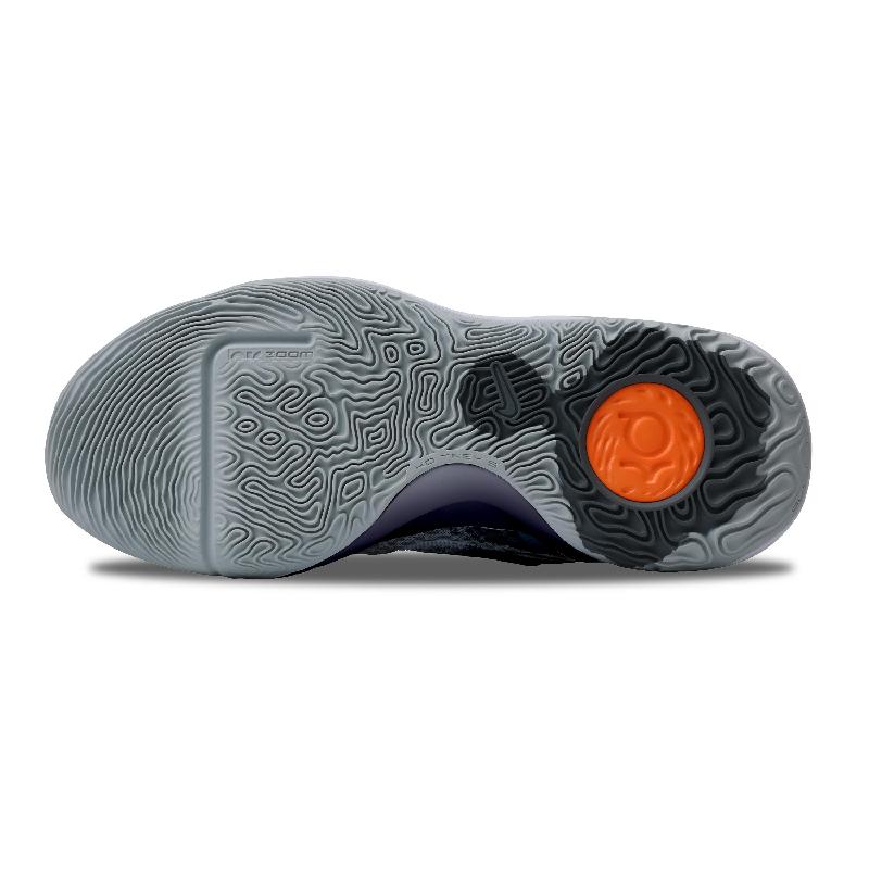 [Custom Unisex Storm Decision]  KD Trey 5 IX Basketball Shoes Unisex Mid-Top Black/Gray/Gold