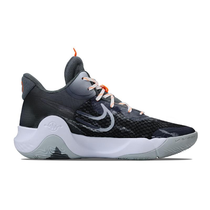[Custom Unisex Dawn Frontline style]  KD Trey 5 IX Basketball Shoes Unisex Mid-Top Black/Gray/Orange