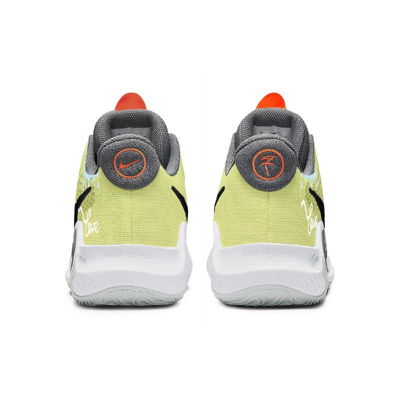 [Custom Afternoon love for both men and women]  KD Trey 5 IX Basketball Shoes Unisex Mid-Top Yellow/Blue/Gray/Black/White