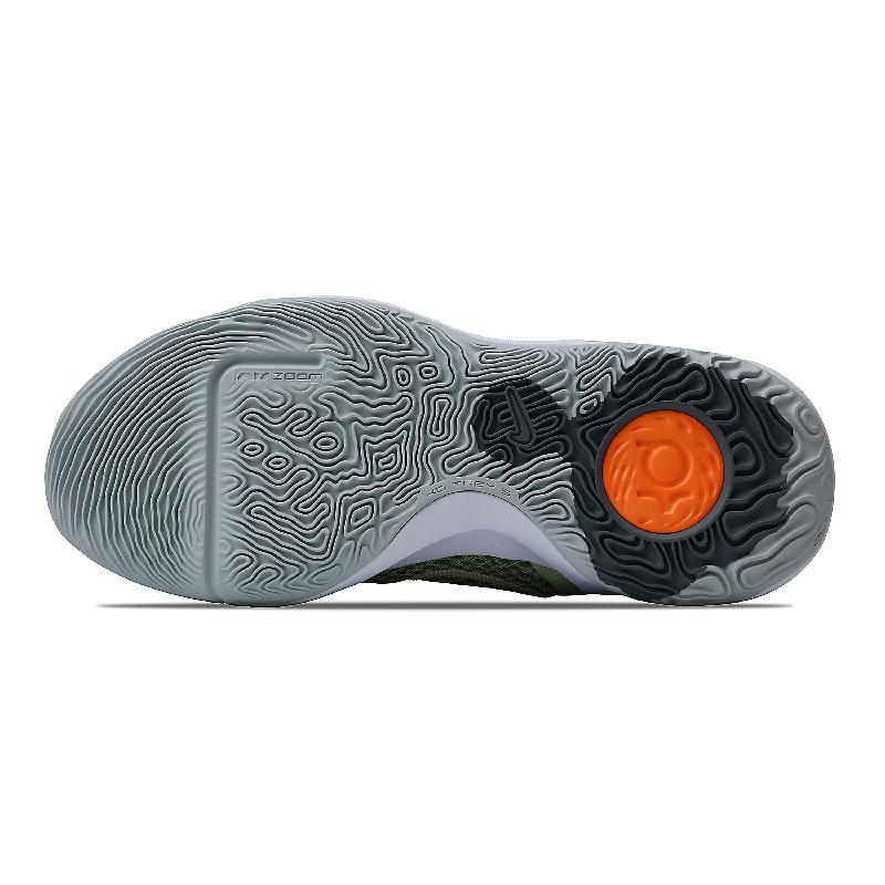 [Custom Afternoon love for both men and women]  KD Trey 5 IX Basketball Shoes Unisex Mid-Top Yellow/Blue/Gray/Black/White