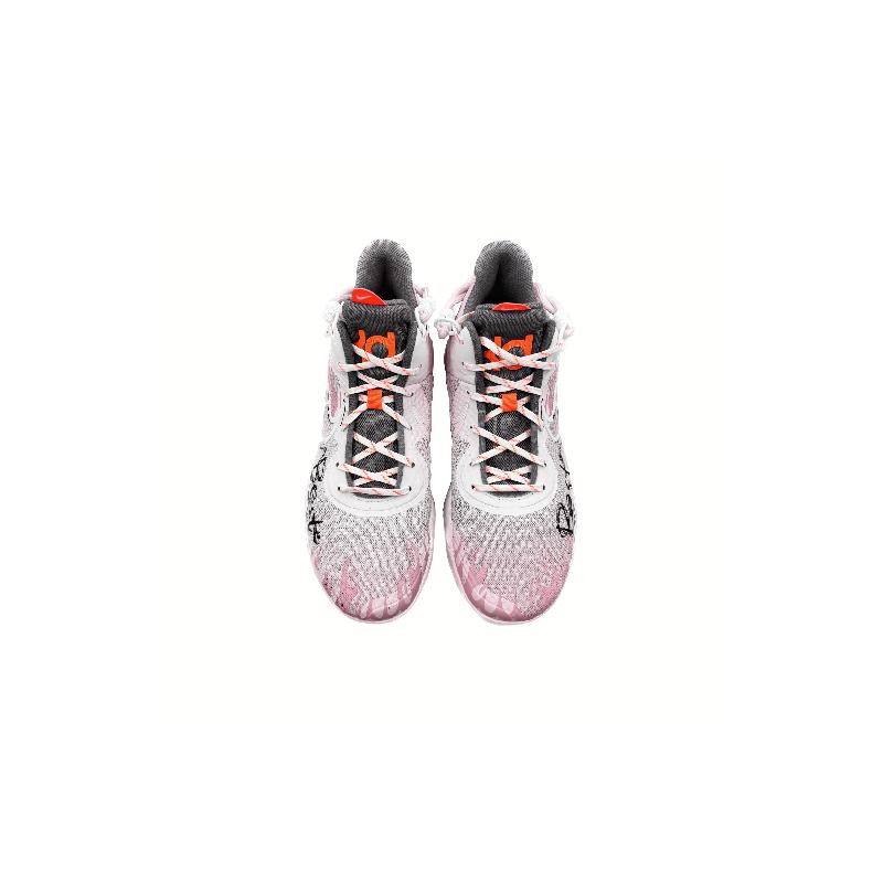 [Custom Pink and shiny swallowtail for both men and women]  KD Trey 5 IX Basketball Shoes Unisex Mid-Top Pink