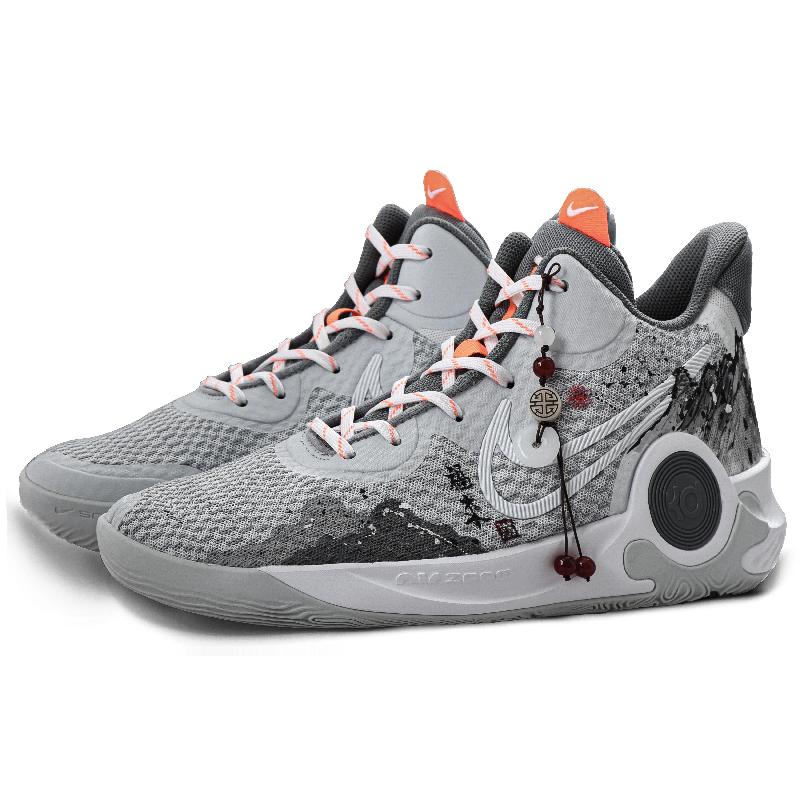 [Custom The Phantom of the Bat for men]  KD Trey 5 IX Basketball Shoes Unisex Mid-top Black