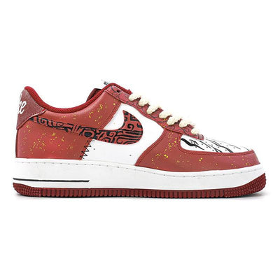 [Custom Men's Chinese knot]  Air Force 1 Skateboarding Shoes Men