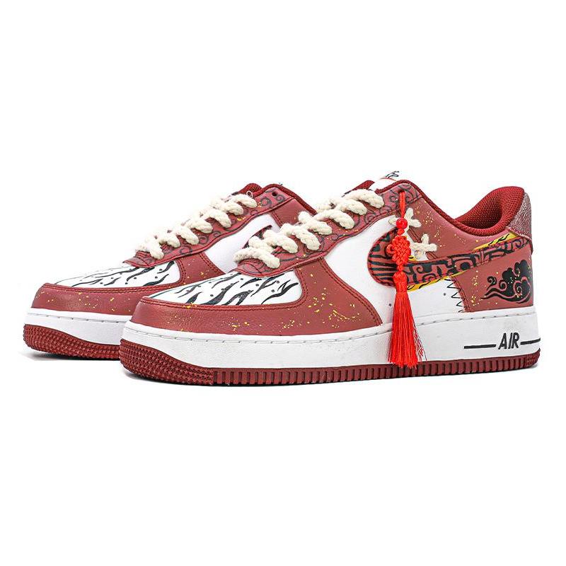 [Custom Men's Chinese knot]  Air Force 1 Skateboarding Shoes Men