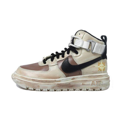 [Custom Moka Sun]  Air Force 1 Skateboarding Shoes Women's