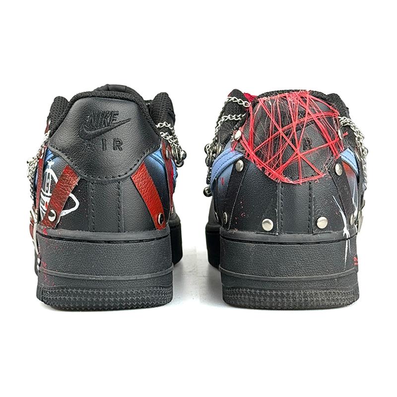 [Custom Nana Osaki]  Air Force 1 Skateboarding Shoes Low-top Black