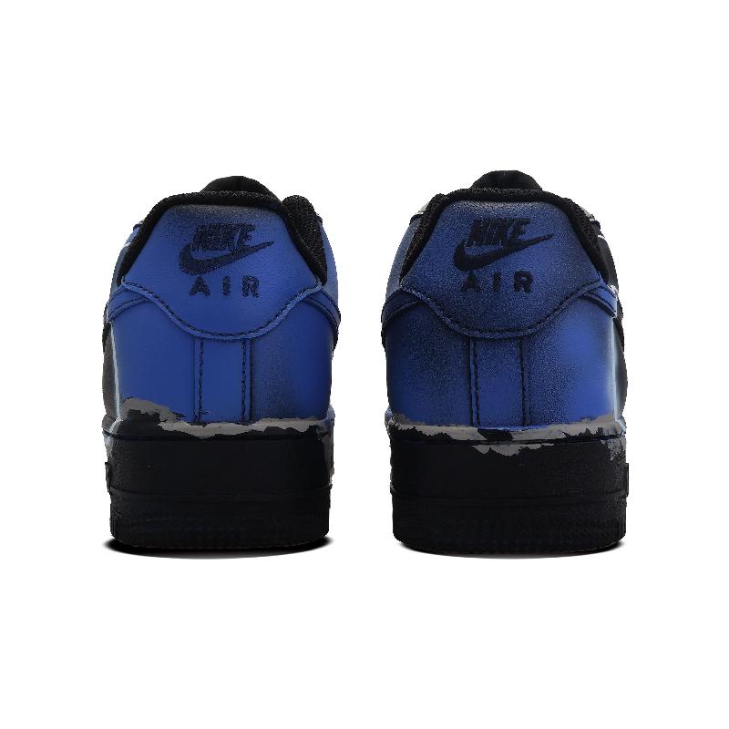 [Custom Female style of frozen soil bone]  Air Force 1 Skateboarding Shoes Women's Low-top Black