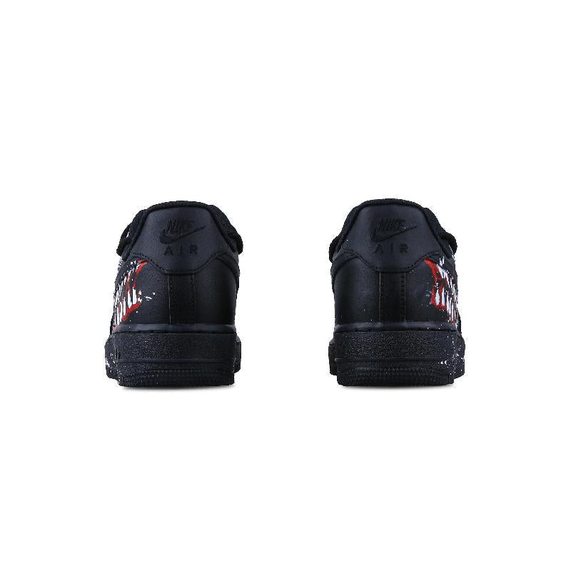 [Custom single tooth]  Air Force 1 Skateboarding Shoes Low-top Black