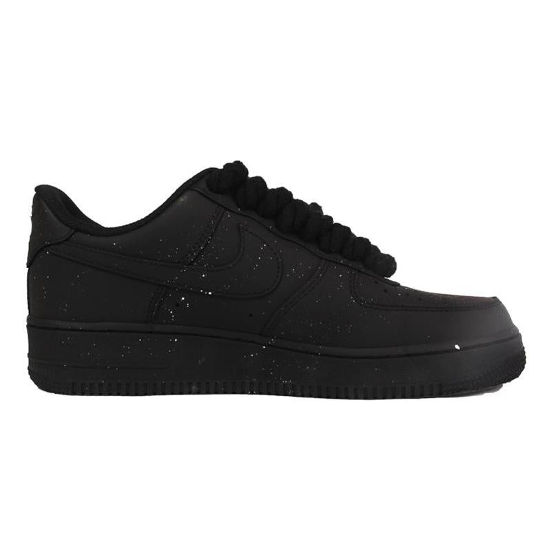 [Custom Darth Vader graffiti female style]  Air Force 1 Skateboarding Shoes Women's Low-top Black/white