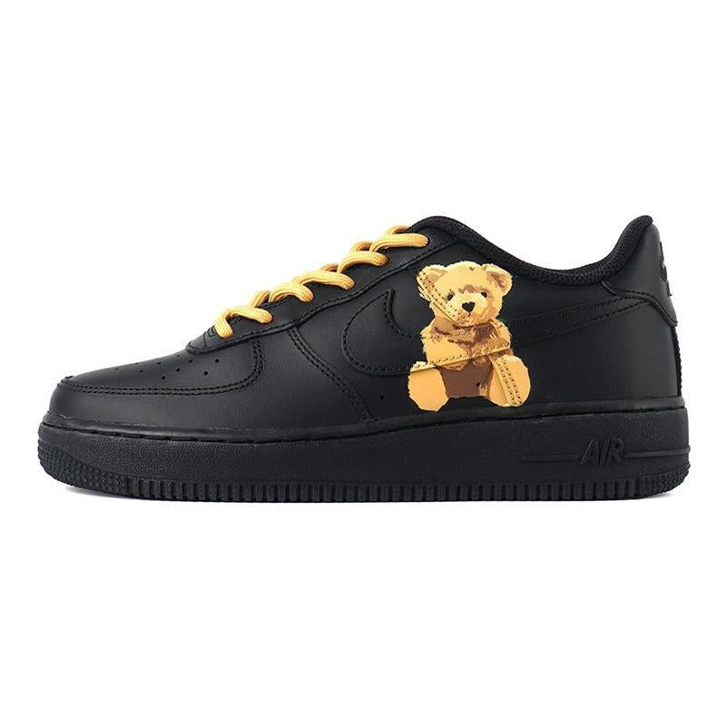 [Custom Little Bear gift for women]  Air Force 1 Low Skateboarding Shoes Women