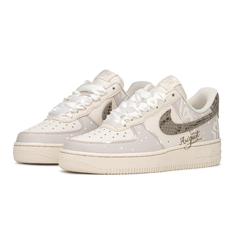 [Custom AFl fallen flowers]  Air Force 1 Skateboarding Shoes Women's