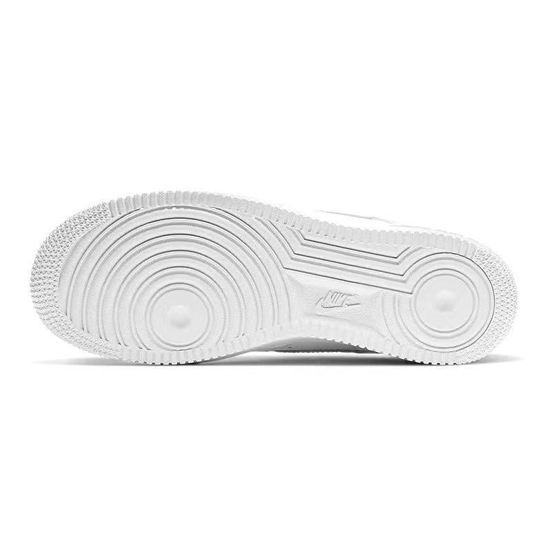 [Custom Christmas bell ringing]  Air Force 1 Skateboarding Shoes Women's Low-top Red/white