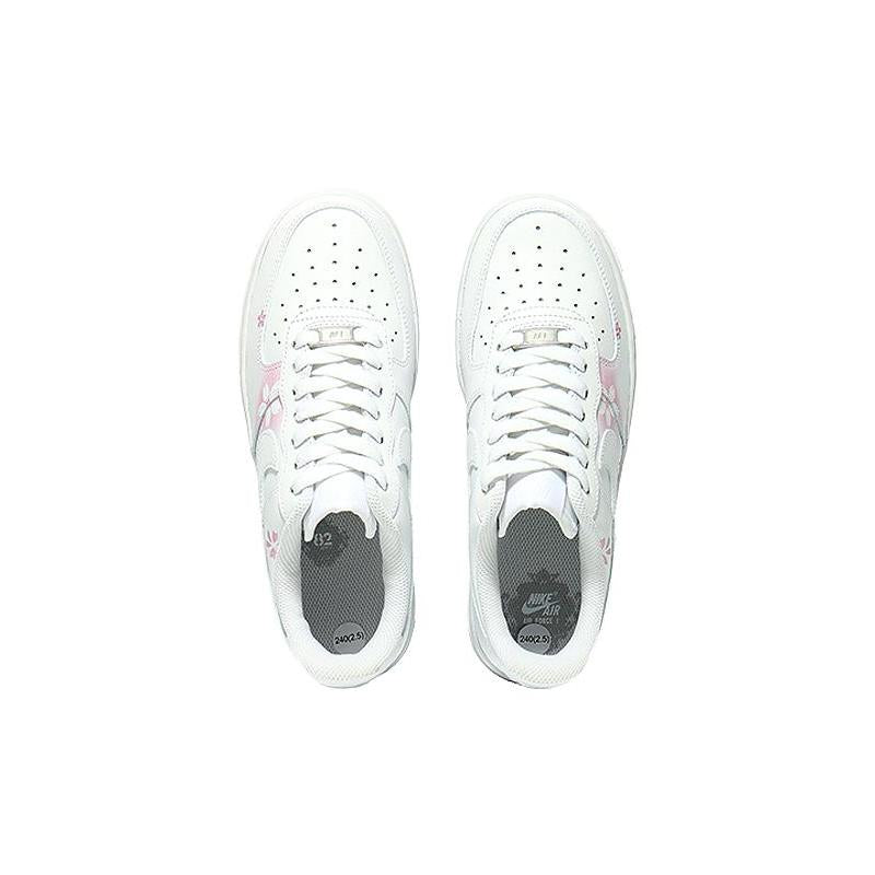 [Custom Spring flowers]  Air Force 1 Skateboarding Shoes Women's