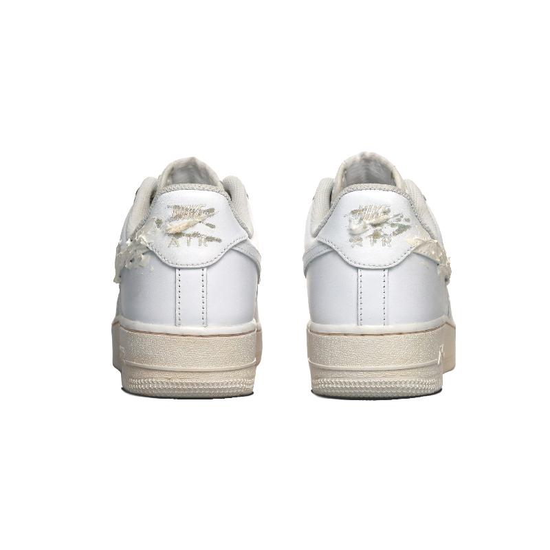 [Custom White mist thorns]  Air Force 1 Skateboarding Shoes Women's