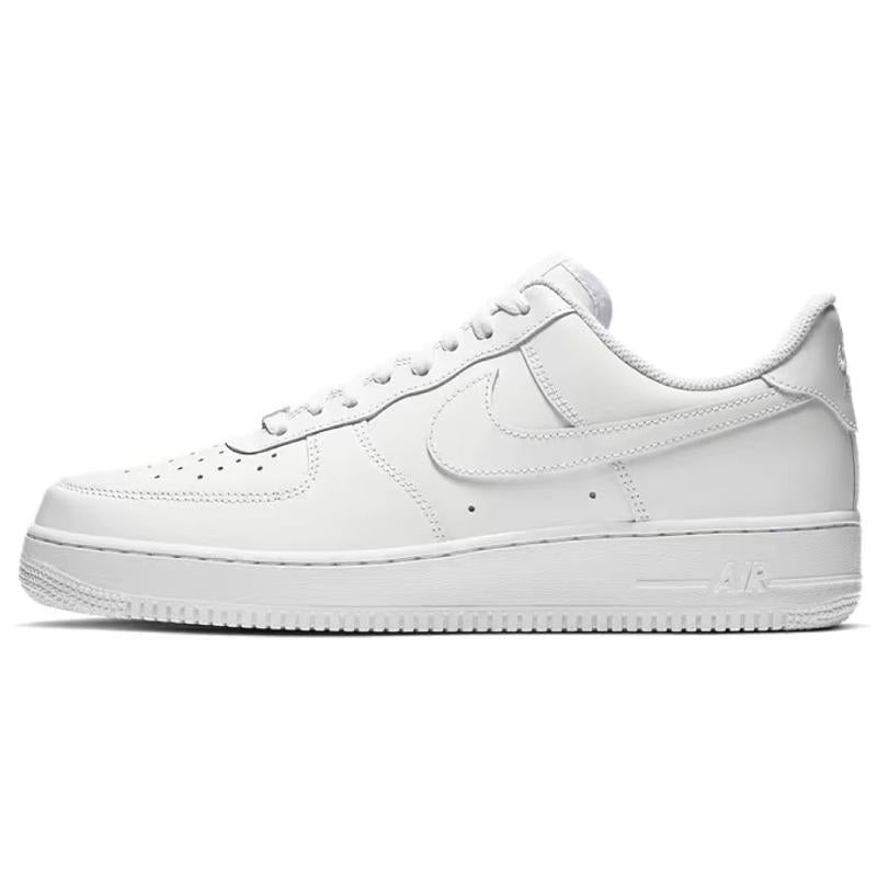[Custom Flower powder]  Air Force 1 Wear-Resistant Low-Top Skateboard Shoes Women's Pink White