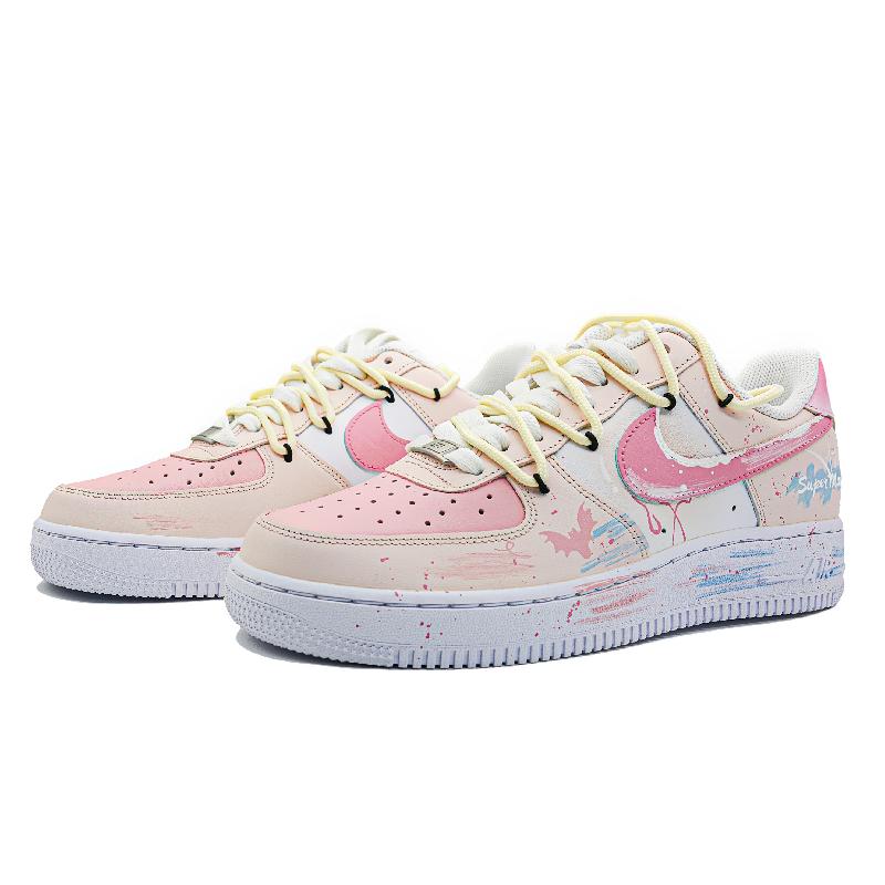 [Custom The female style travels through time and space]  Air Force 1 Skateboarding Shoes Women's