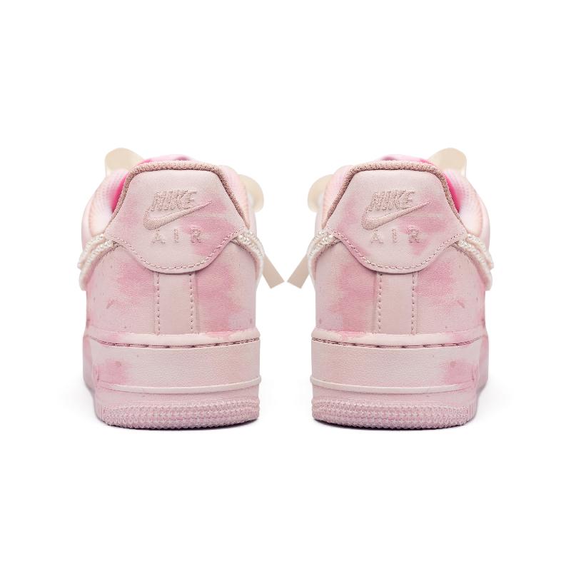 [Custom Pink Utopia]  Air Force 1 Skateboarding Shoes Women's