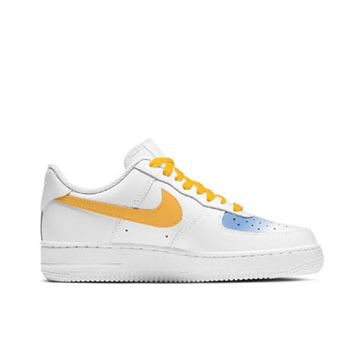 [Custom Blue light]  Air Force 1 Skateboarding Shoes Women's