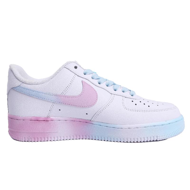 [Custom Cotton Candy Ocean]  Air Force 1 Skateboarding Shoes Women's