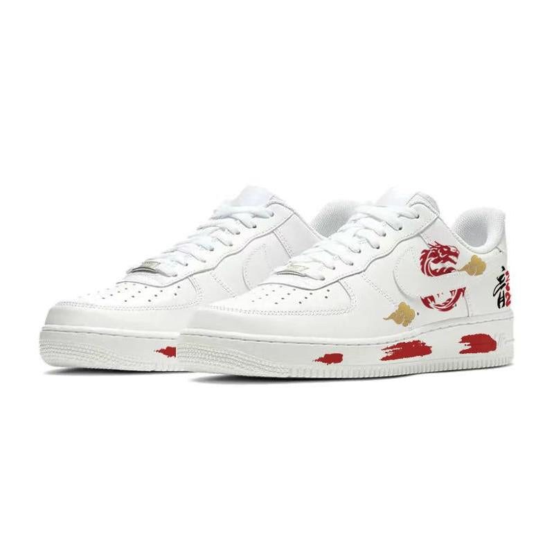 [Custom Chinese dragon]  Air Force 1 Skateboarding Shoes Women's
