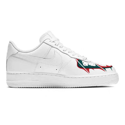 [Custom ByteDance]  Air Force 1 Skateboarding Shoes Women's Low-top White