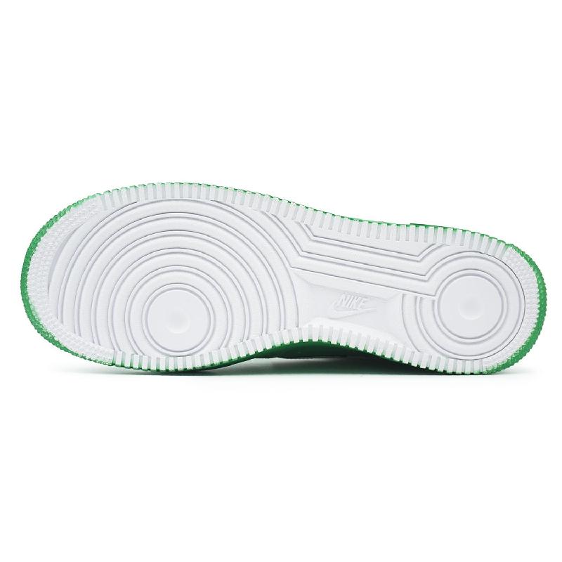 [Custom Pure and elegant jadeite for women]  Air Force 1 Skateboard Shoes Women's Low-Top Green/Gray