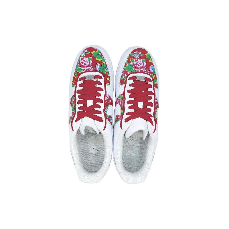[Custom A large northeastern flower for women]  Air Force 1 Skateboarding Shoes Women's