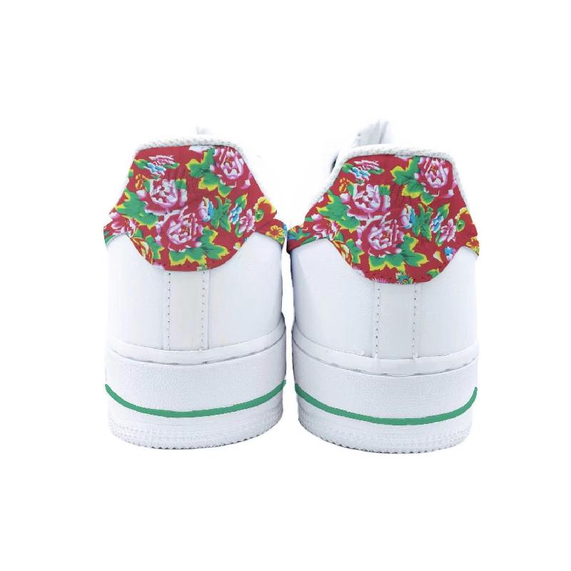 [Custom A large northeastern flower for women]  Air Force 1 Skateboarding Shoes Women's