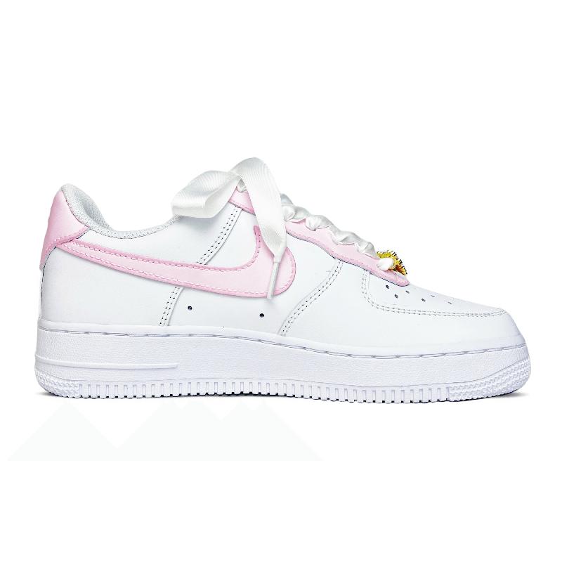 [Custom Spring cherry blossoms paired with pearls]  Air Force 1 Skateboarding Shoes Women's