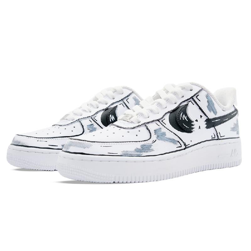 [Custom Break and fracture]  Air Force 1 Skateboarding Shoes Women's