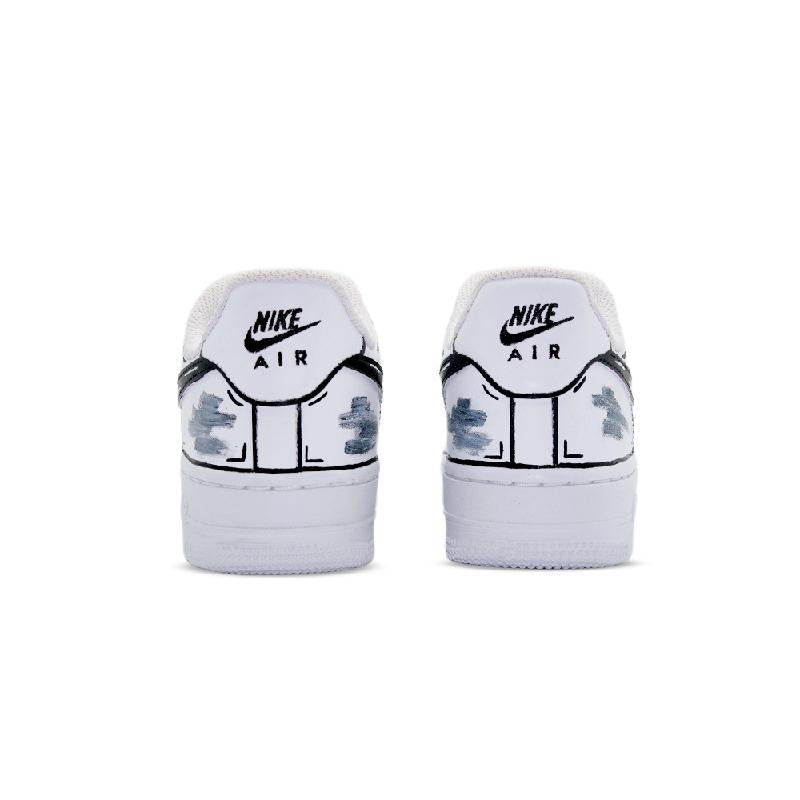[Custom Break and fracture]  Air Force 1 Skateboarding Shoes Women's