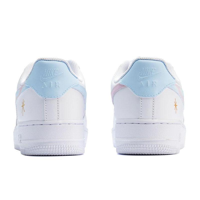 [Custom Pink and blue Nebula]  Air Force 1 Skateboarding Shoes Women's