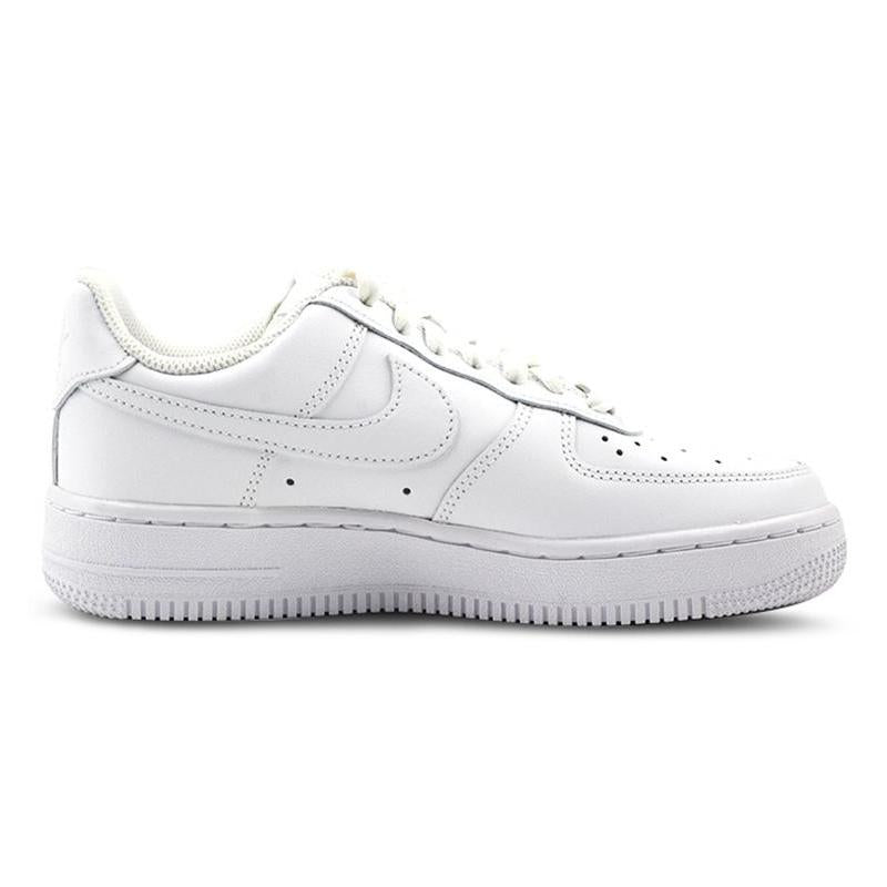 [Custom Women's pink heart-shaped QD]  Air Force 1 Skateboarding Shoes Women's Low-top White/powder