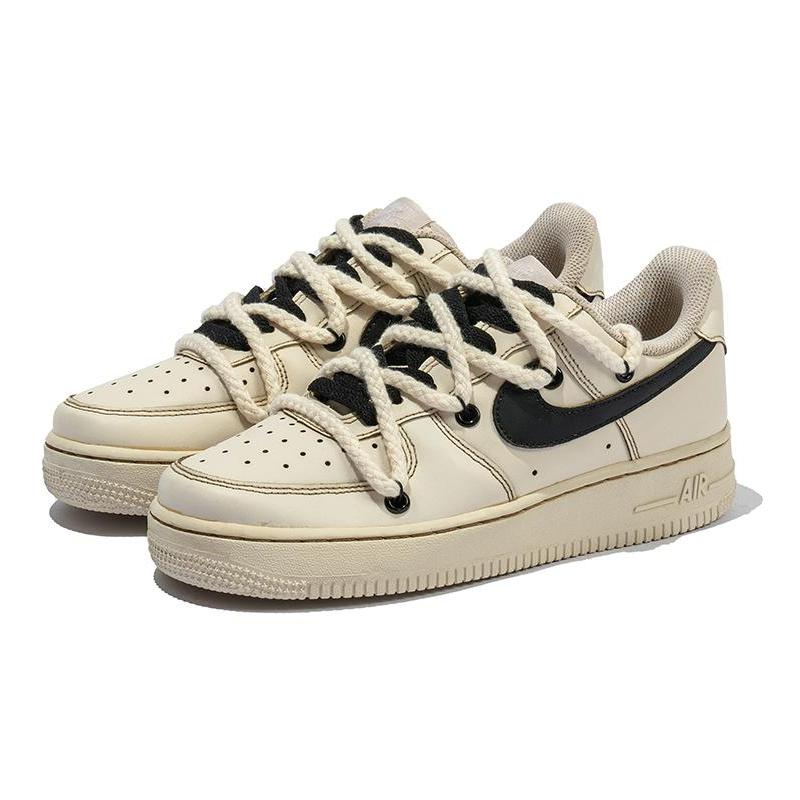 [Custom Women's coffee brown]  Air Force 1 Skateboarding Shoes Women's