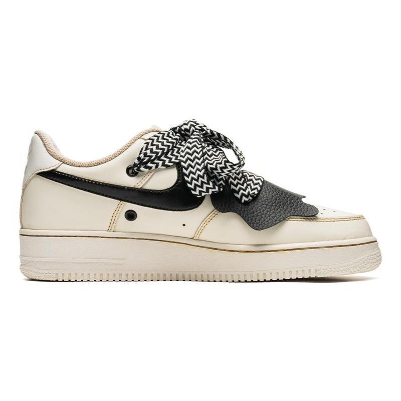 [Custom Women's happy coffee dyed]  Air Force 1 Skateboarding Shoes Women's