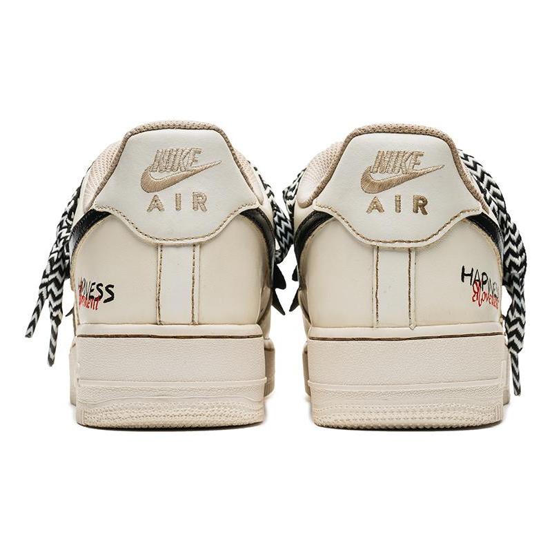 [Custom Women's happy coffee dyed]  Air Force 1 Skateboarding Shoes Women's