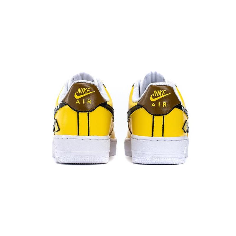[Custom Female Pikachu in black and yellow]  Air Force 1 Skateboarding Shoes Women's