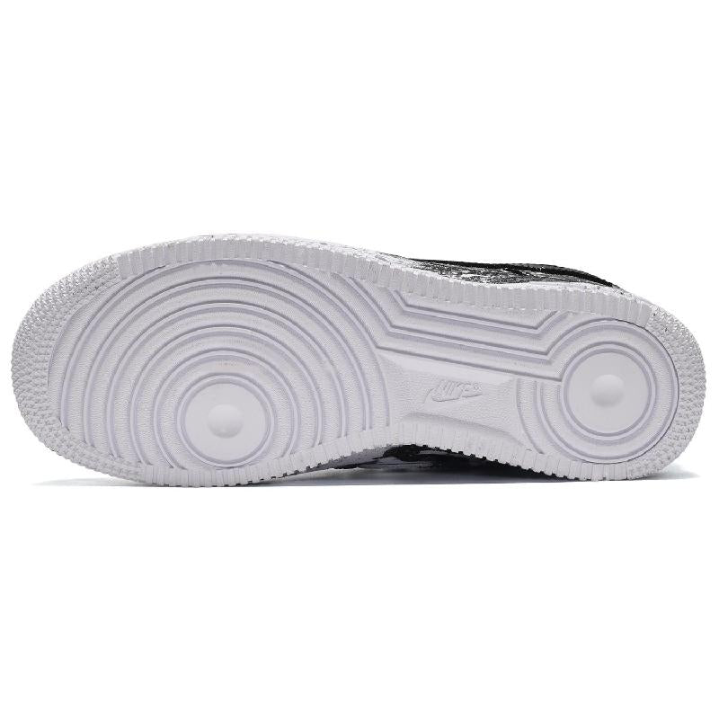 [Custom The female style has black and white arrows]  Air Force 1 Skateboarding Shoes Women's Low-top Black/white