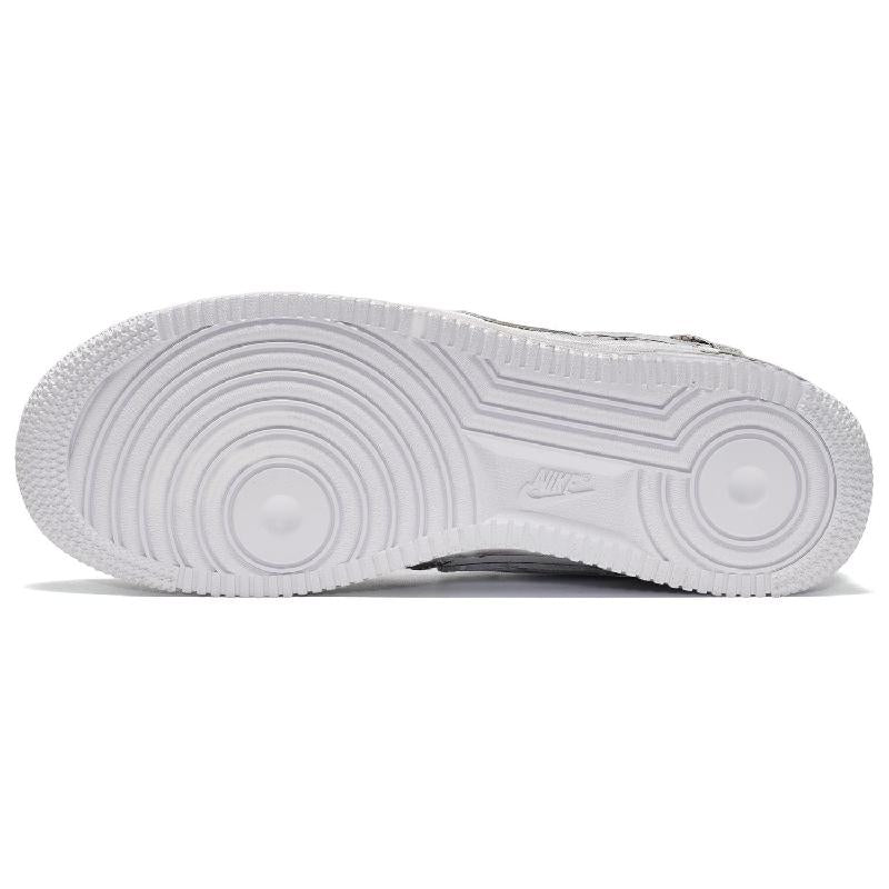 [Custom Grayish-white bones]  Air Force 1 Skateboarding Shoes Unisex